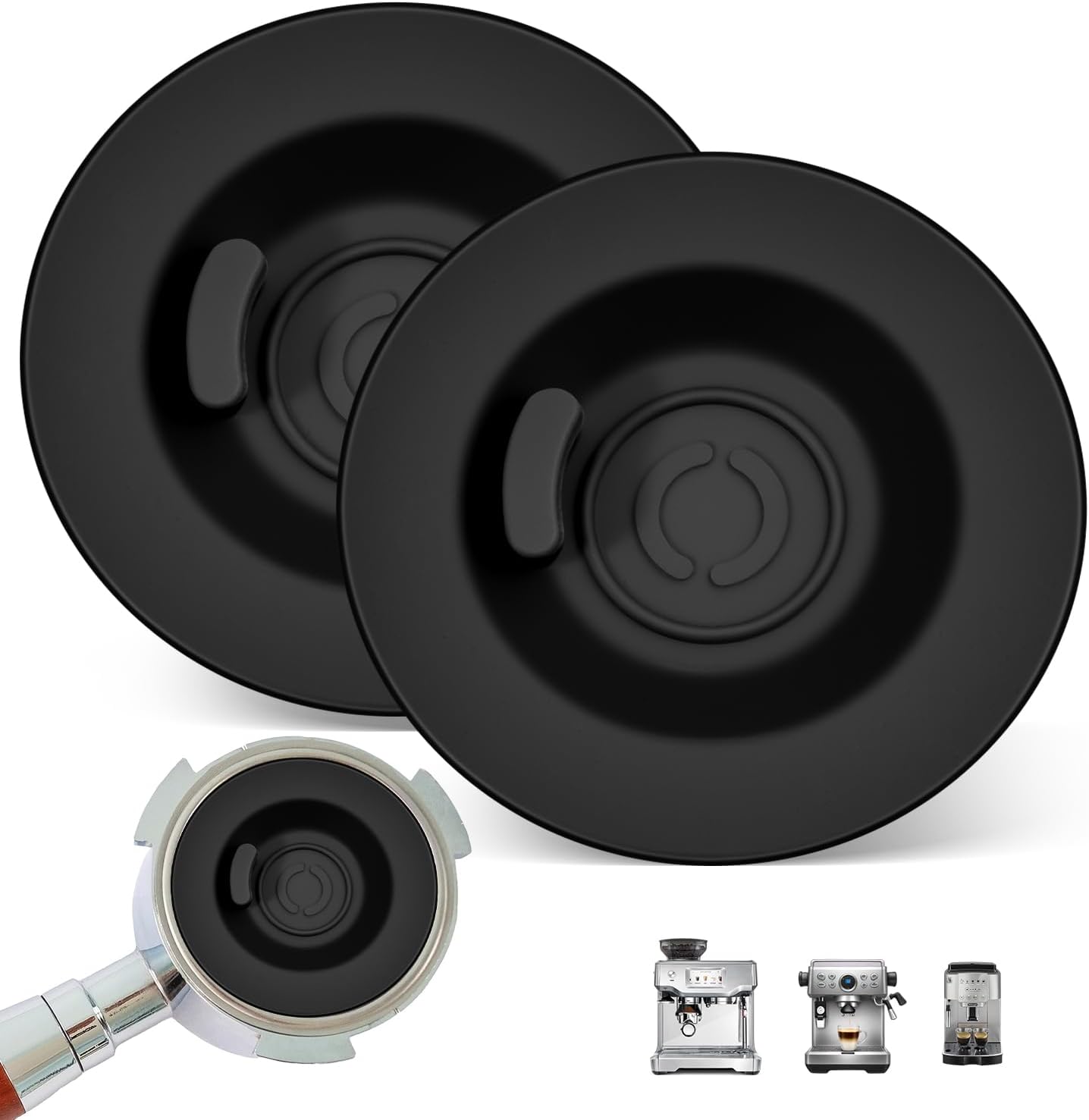 Compatible Silicone Cleaning Disc for 2 Pack Espresso Backflush Cleaning Disc – 54mm Cleaning Kit, Compatible With BES870XL/ BES878BSS/ BES880/ BES840XL/ BES810BSS