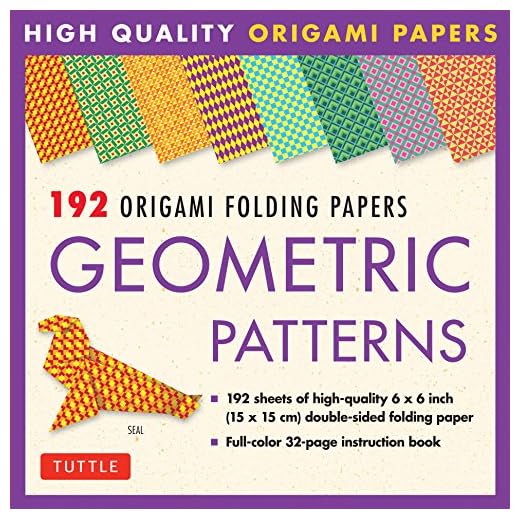 Geometric Pattern Origami Paper Set