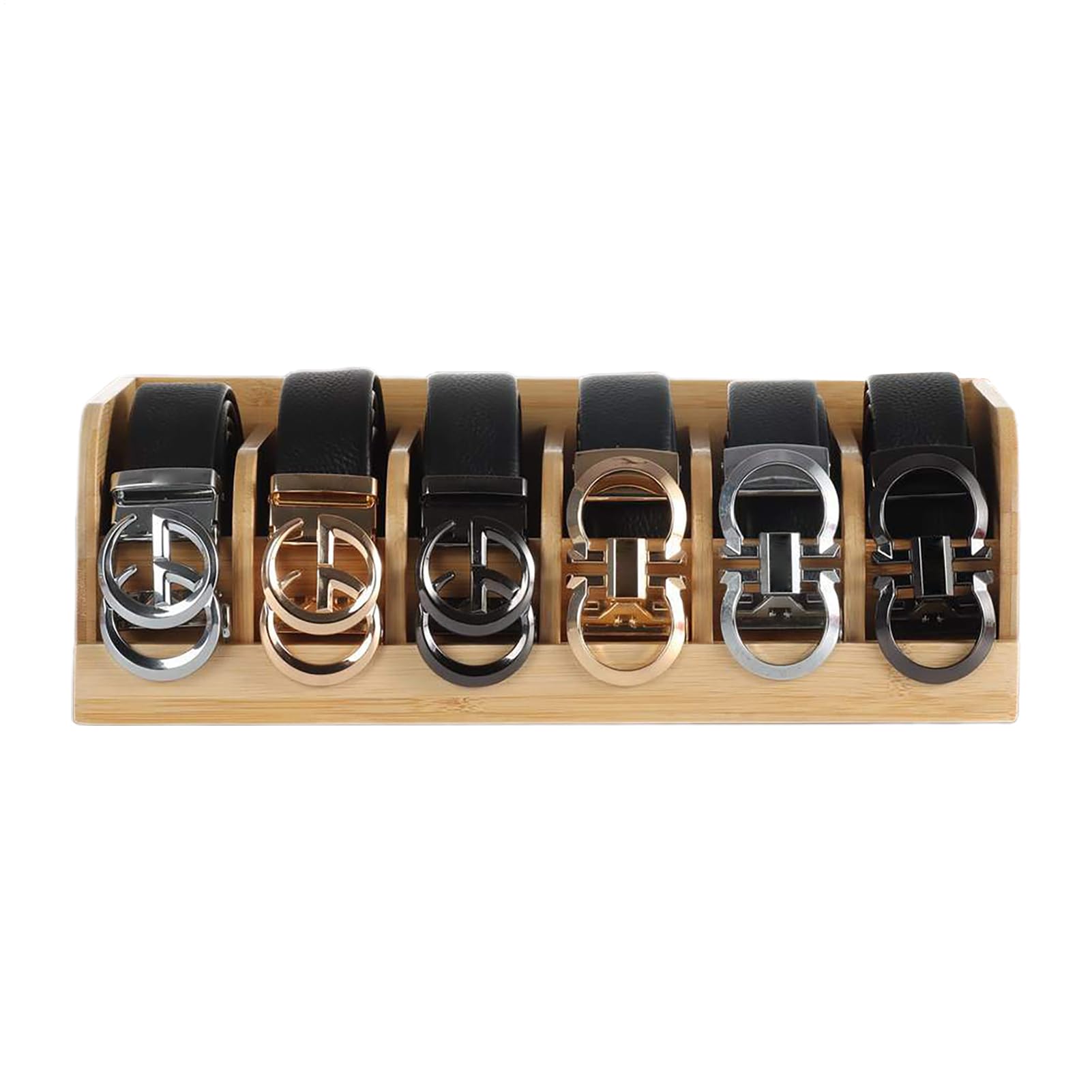 Organizzatore per cinture per armadio, supporto per riporre cinture | Custodia per display cintura a 6 ,Scatola per cintura