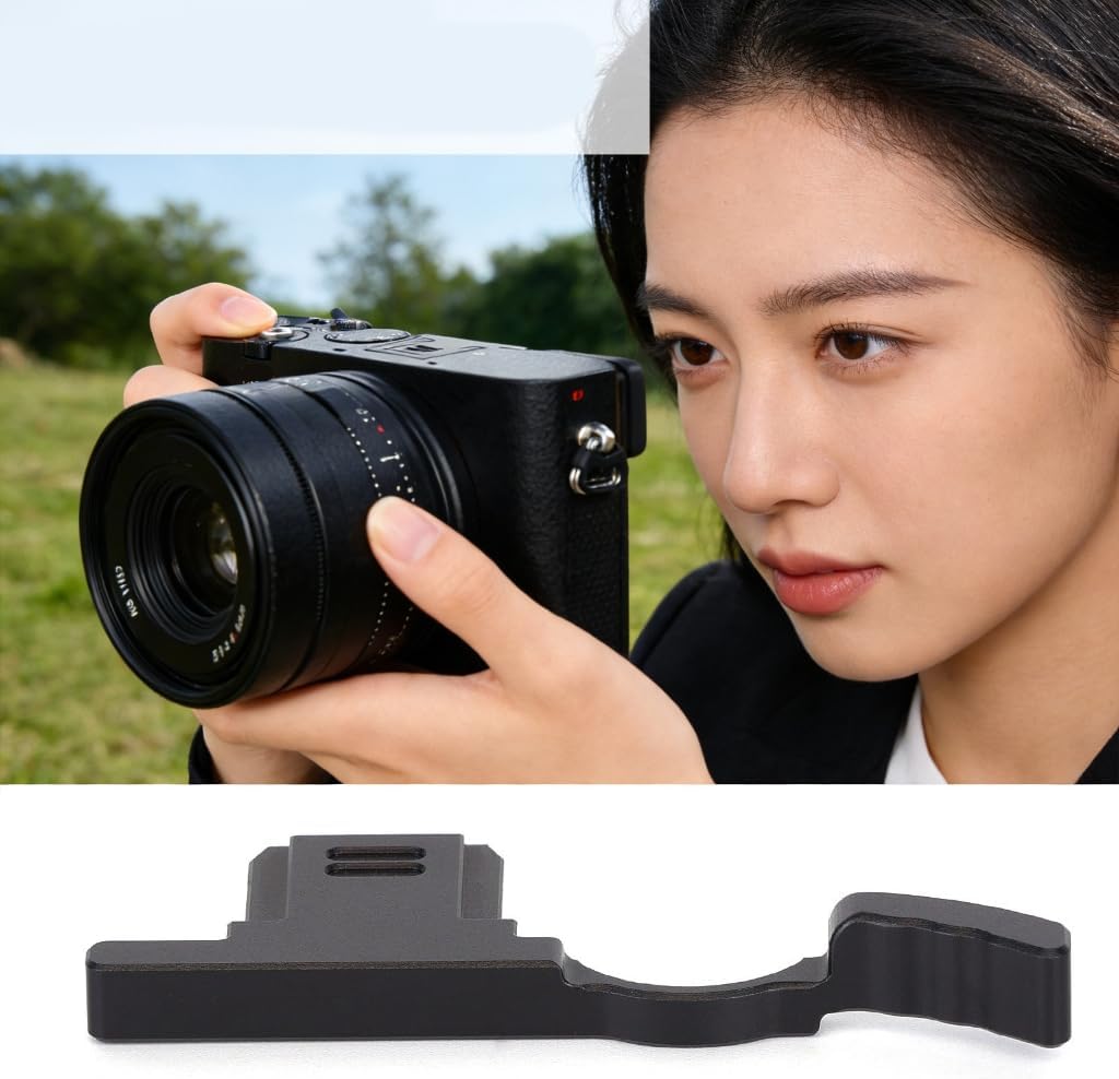 Ergonomic Metal Thumb Up Grip Accessory for RX1R3 RX1M3 Enhances Camera Handling Hot Shoe Cover Protector