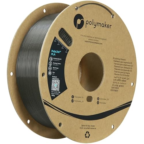 Polymaker PLA Filament, Dark Grey Green 3D Printer PLA Filament 1.75mm 1kg...