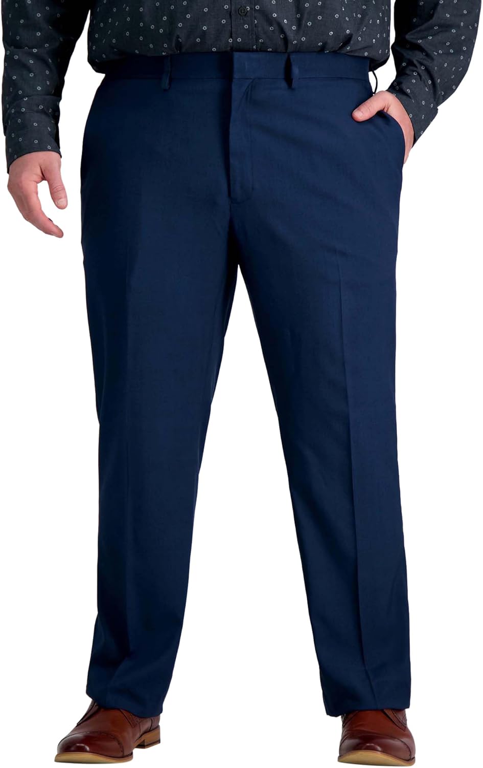 Haggar Mens Premium Comfort Dress Pant-Straight Fit Flat Front (Regular and Big & Tall Sizes)