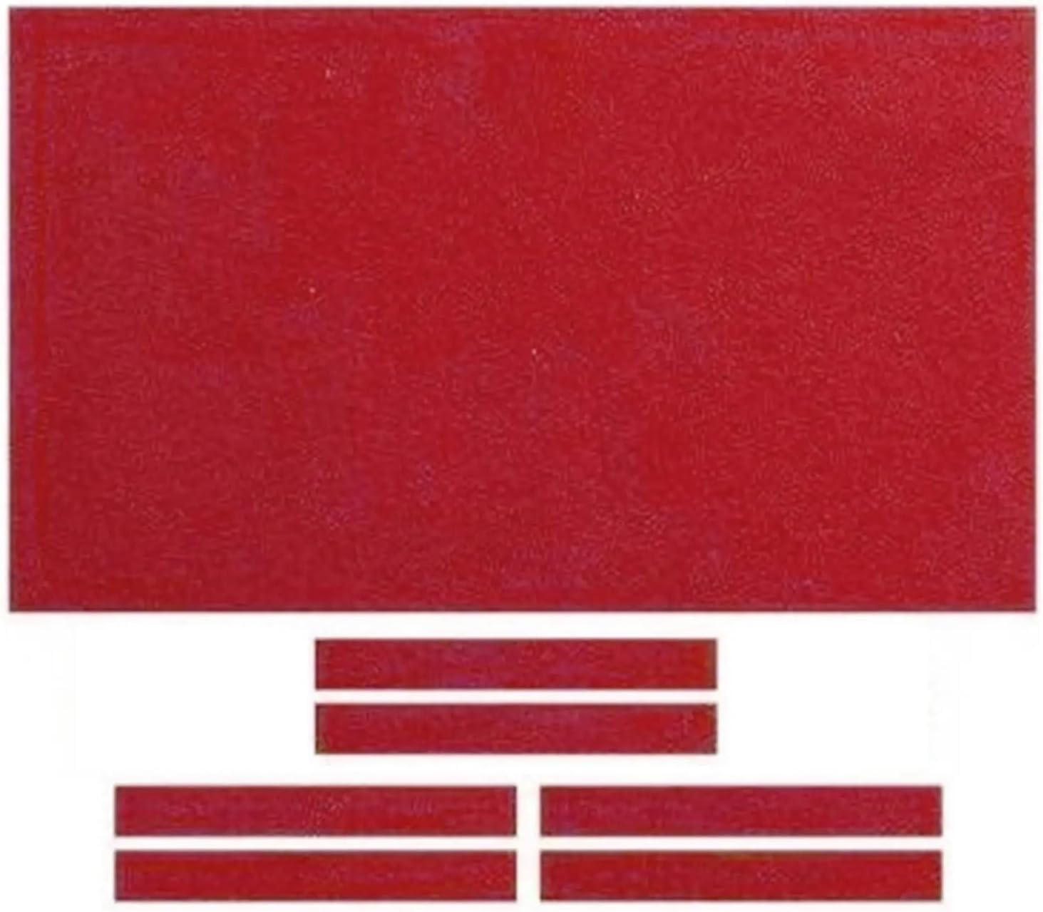 Ssddlzeq Red Billiard Table Accessories Professional Snooker Table Cloth With Cushion Covers(Red)