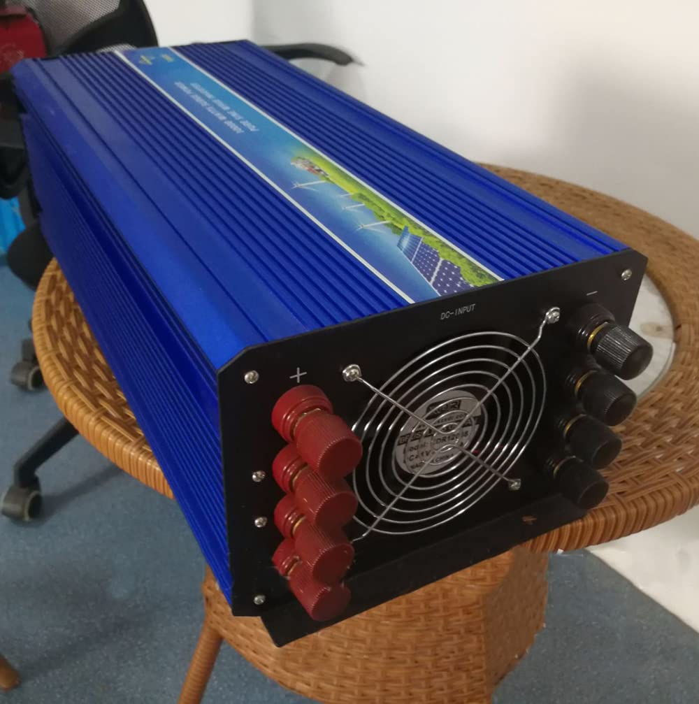 Inversor de corriente (4000 W/8000 W, 12 V/24 V/48 V a 220 V, 230 V, 240 V)