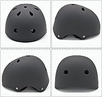 Vista 8 de Juego de casco para niños con rodilleras, coderas y muñequeras, casco ajustable para niños pequeños y jóvenes, juego de equipo de protección