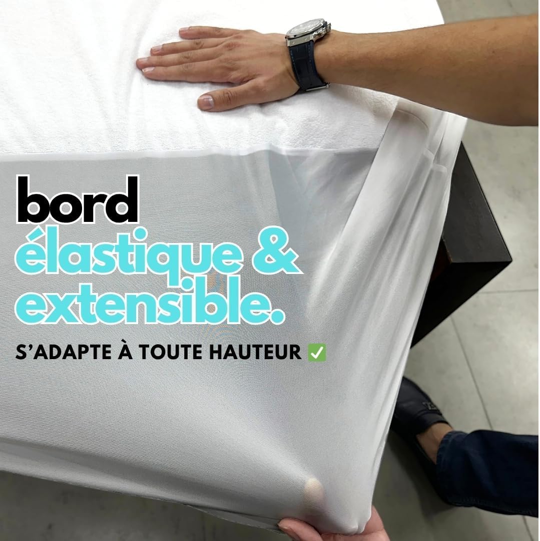 Surmatelas Mister Sandman Sur Matelas 120x190 Mousse Froide Très Confortable - Mi-ferme - Sur Matelas Respirant - Surmatelas 120x190 Déhoussable