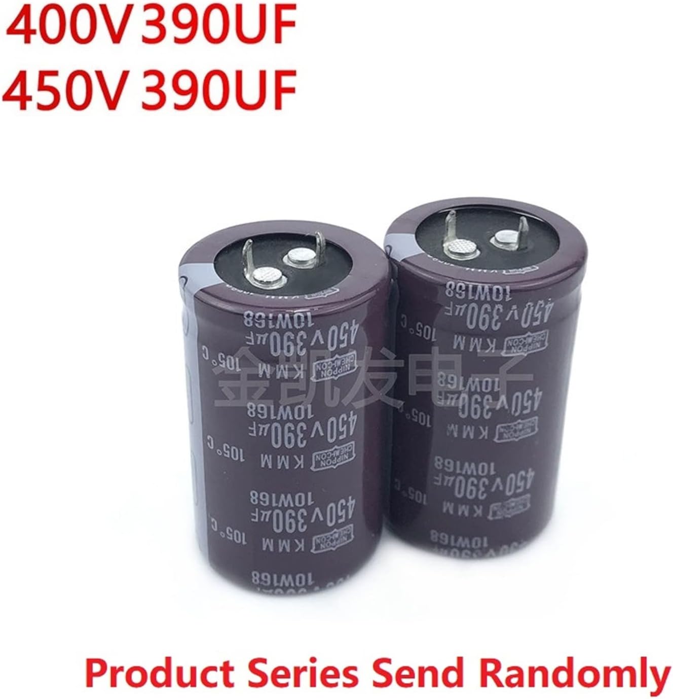 2Pcs 390uF 400V 390uF 450V 400v390uf 450V390UF 25x45/50 30X35/40/45/50 35X30/35/40/50 Snap-in PSU Capacitor(400V390uF 30x40 2Pcs)