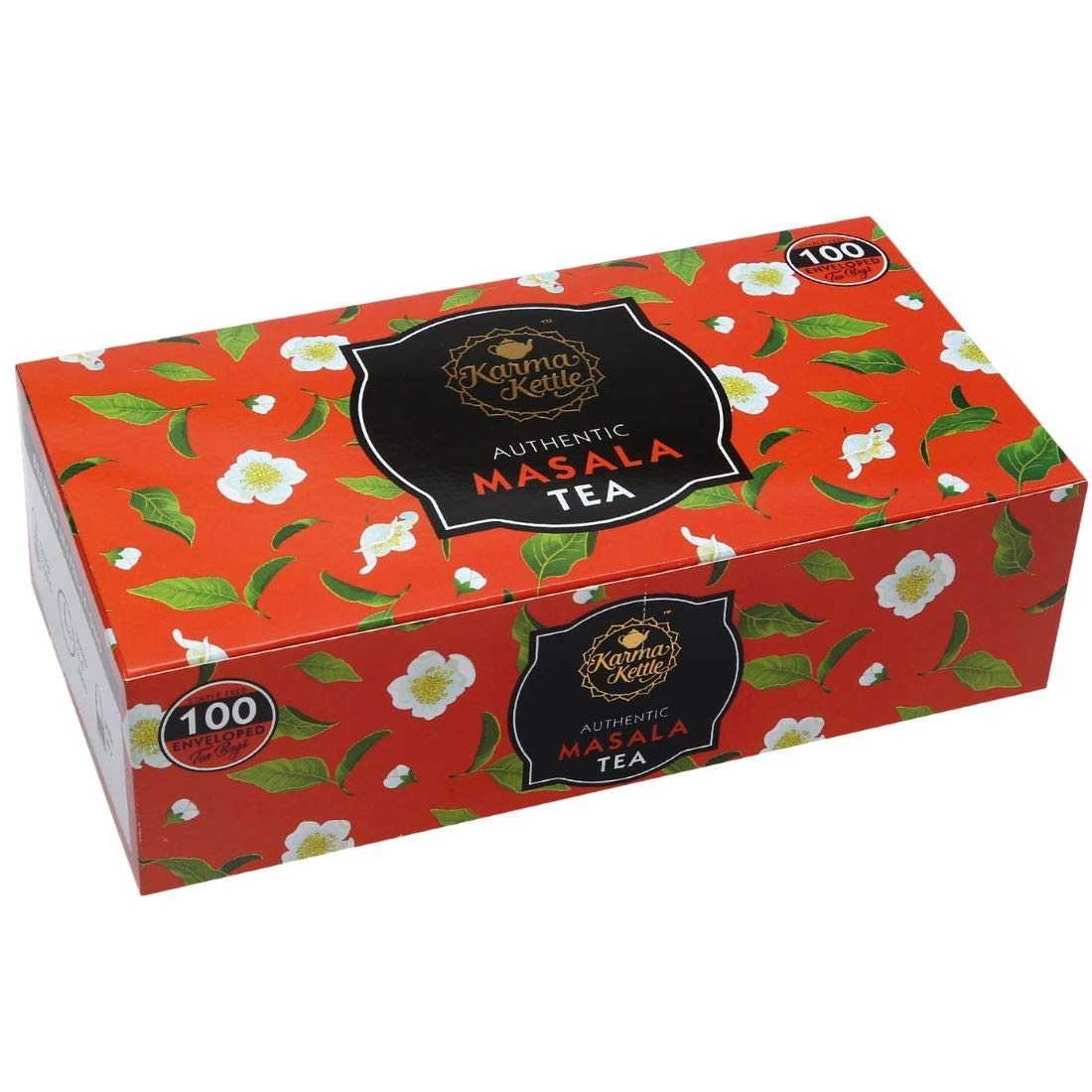 Karma Kettle Masala Tea Unbleached and Staple-Free Teabags with Natural Flavourings (100 Double Chambered Teabags), 200 g (B0847JXYSR) Amazon Price History, Amazon Price Tracker