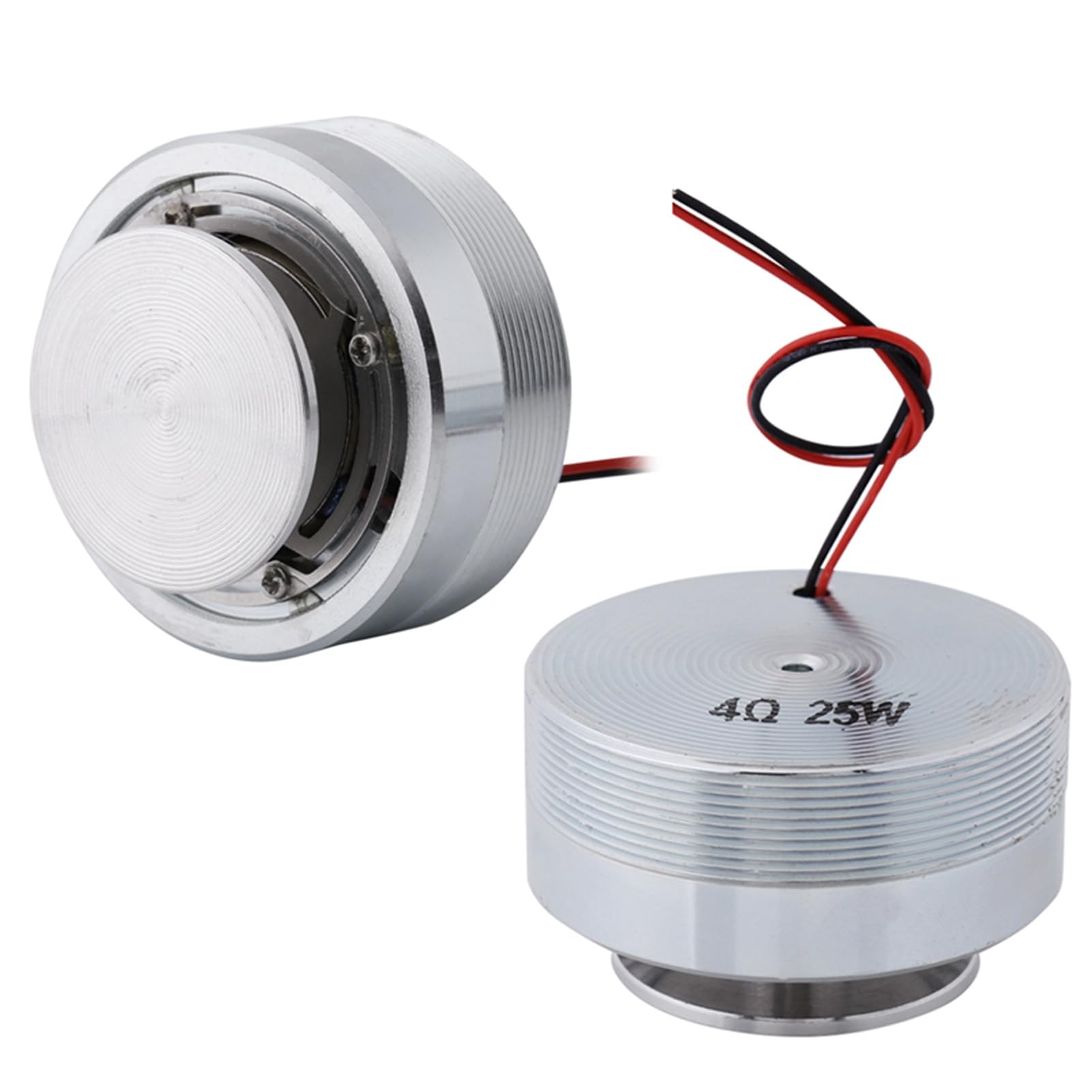 FTVOGUE Altoparlante a Vibrazione a Basso Rumore da 50mm a 2 Pollici con Tutte le Frequenze(4 Ω 25 w)