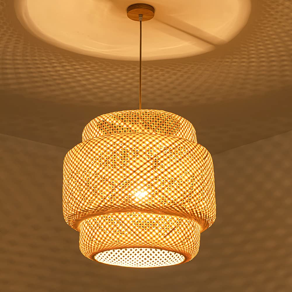 Suspension artisanale en osier pour une maison chaleureuse