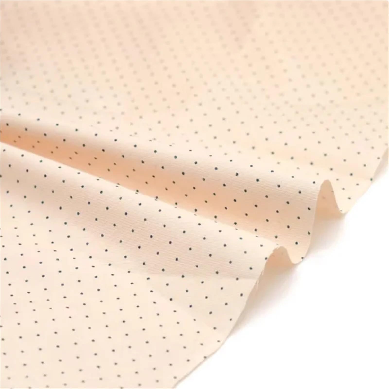 HKSDKABOP Polka Dots Cotton Twill Fabric 1mm Dot 160x50cm DIY Sewing Material(Color5)