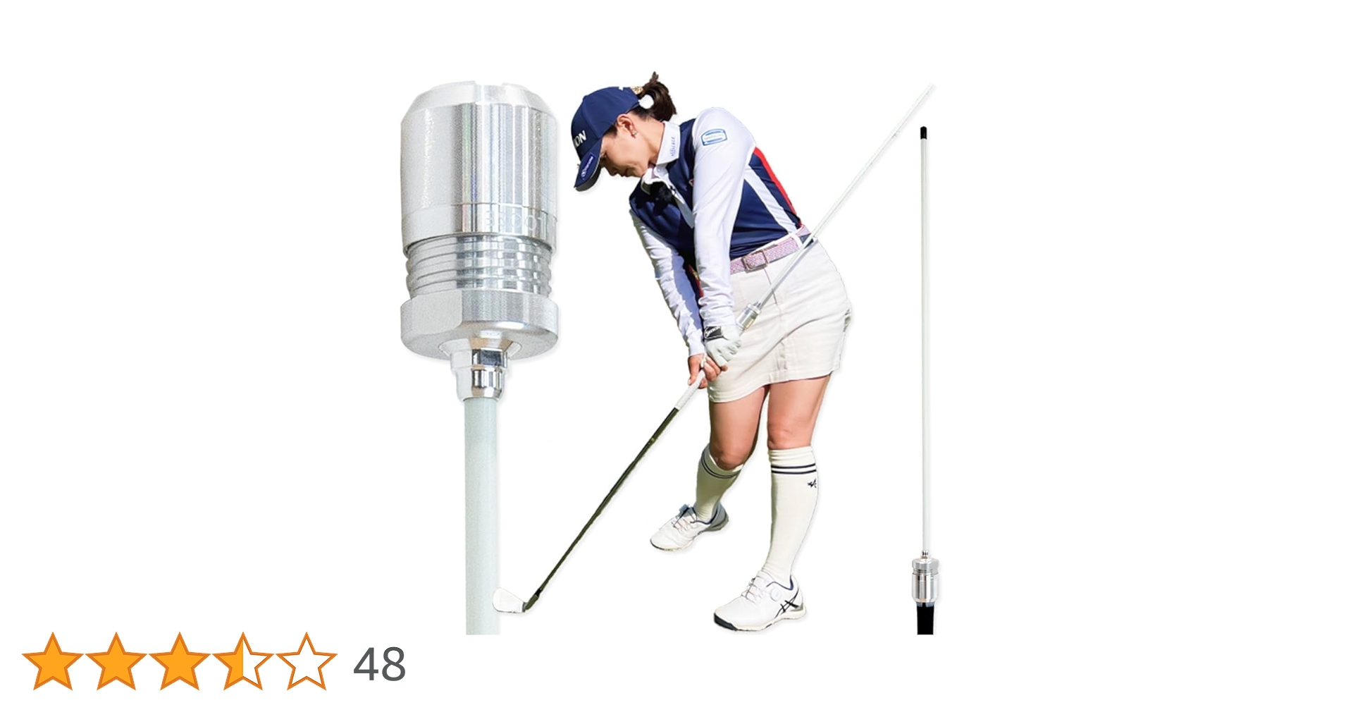 GOLFavo インパクトゾーントレーナー 青山加織監修 ゴルフスイング練習器具 611kmD9xPUL.jpg_BO30,255,255,