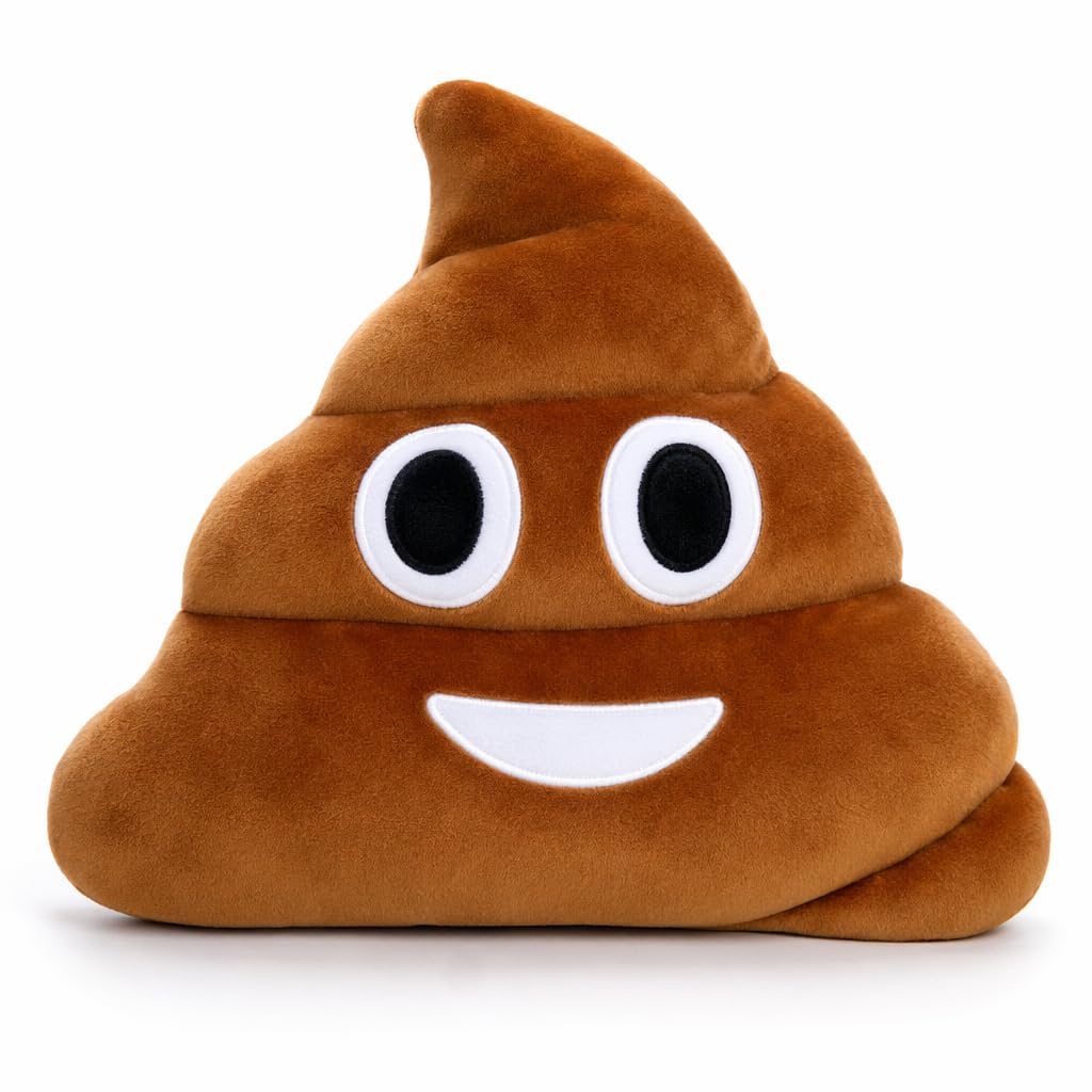 Eivxxky Fake Poo Plush Pillow,Novelty Cushion