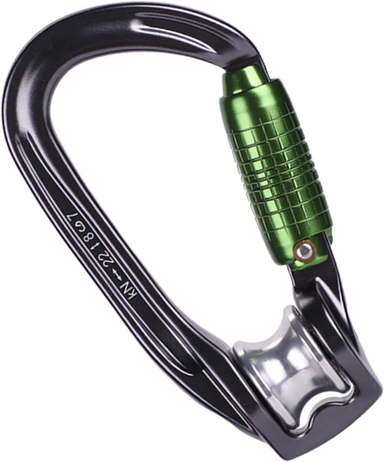 Zxpjkyu クライミングカラビナ 自動ロック機構付き 耐荷重22kn