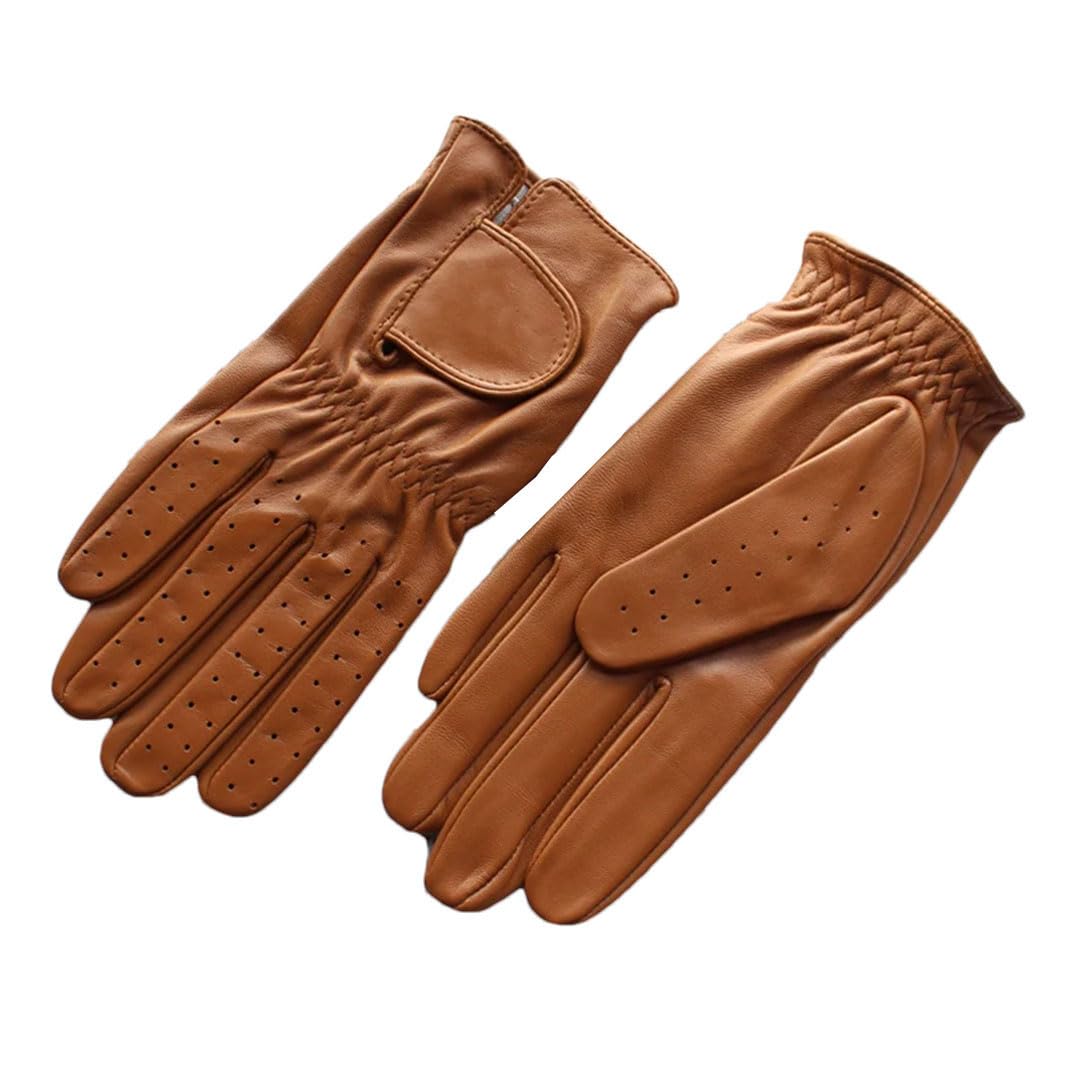 Gants de printemps pour homme et femme - Écran tactile - En cuir - Pour le sport, le golf, la conduite