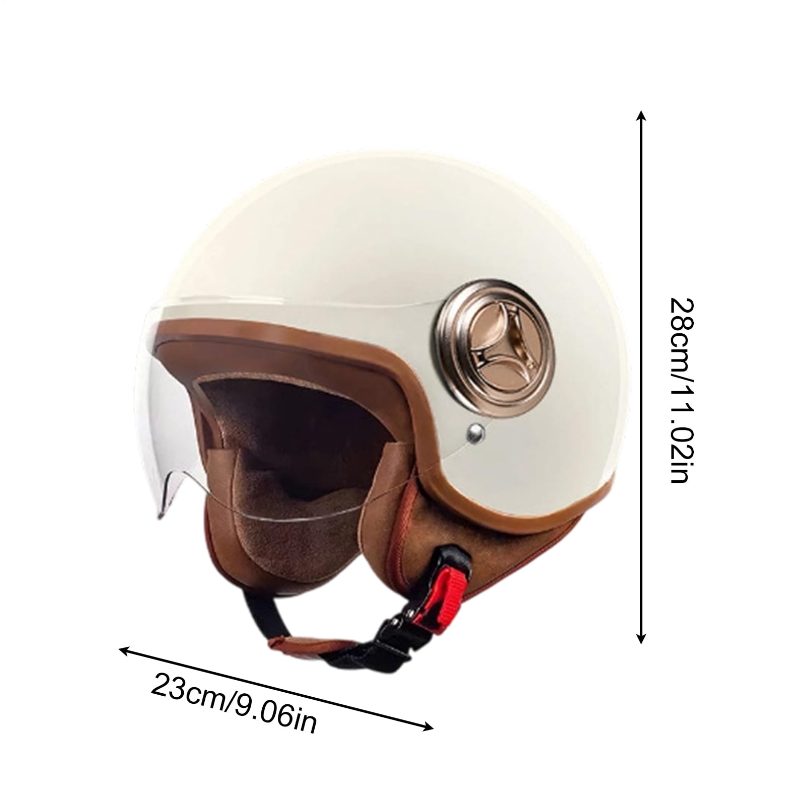 Cascos para motocicletas, casco de motocicleta abierto medio equipo de protección de moto para snowboard, esquí, conducción urbana, ciclomotor, patinete eléctrico y carreras de montaña
