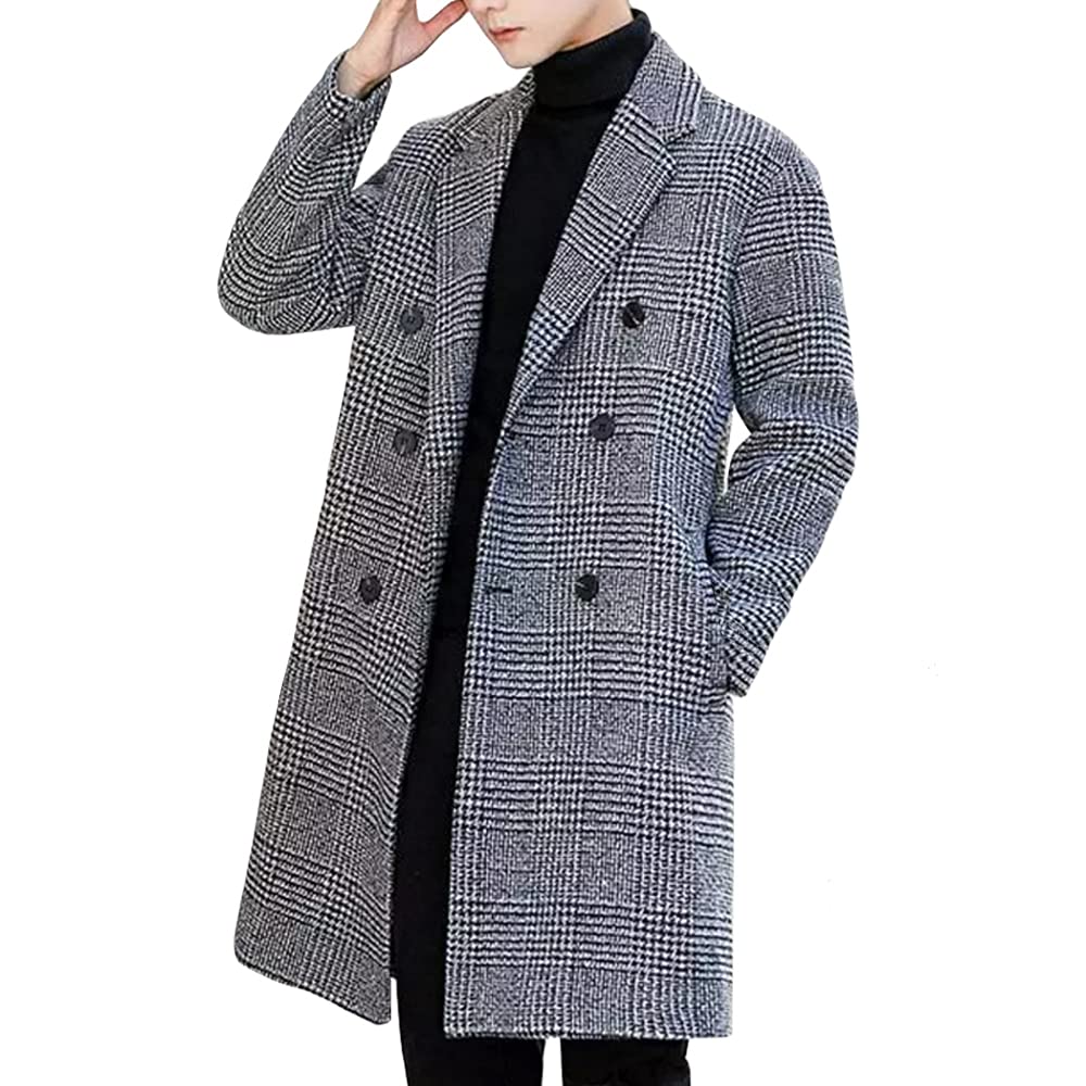 極美品 ダーバン 近年モデル チェスターコート 千鳥格子柄 チェック柄 Lサイズ 極美品 ダーバン 近年モデル チェスターコート 千鳥格子柄 チェック柄