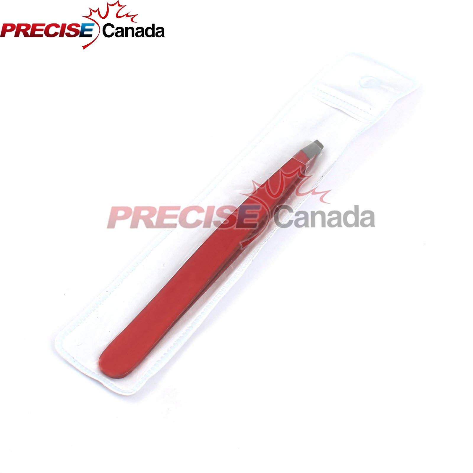 PRECISE CANADA: RED COLOR EYEBROW TWEEZER SLANTED HAIR BEAUTY WOMAN BEAUTY MAKEUP