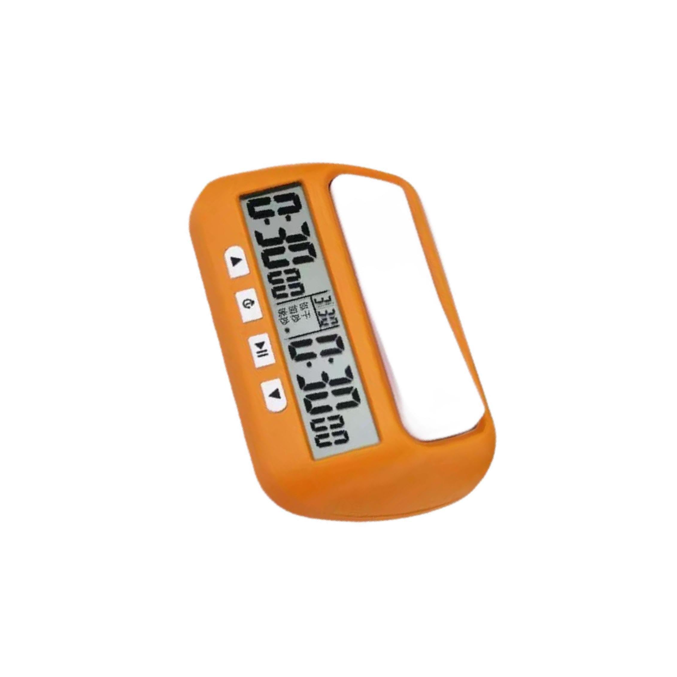 KIOALXZ Digital Chess Clock Professional Board Game Timer Adjustable Features Competitive Chess Game Essential Lightweight Accessory Clock Digital Timer, Orange, 14x8.8x4.5cm