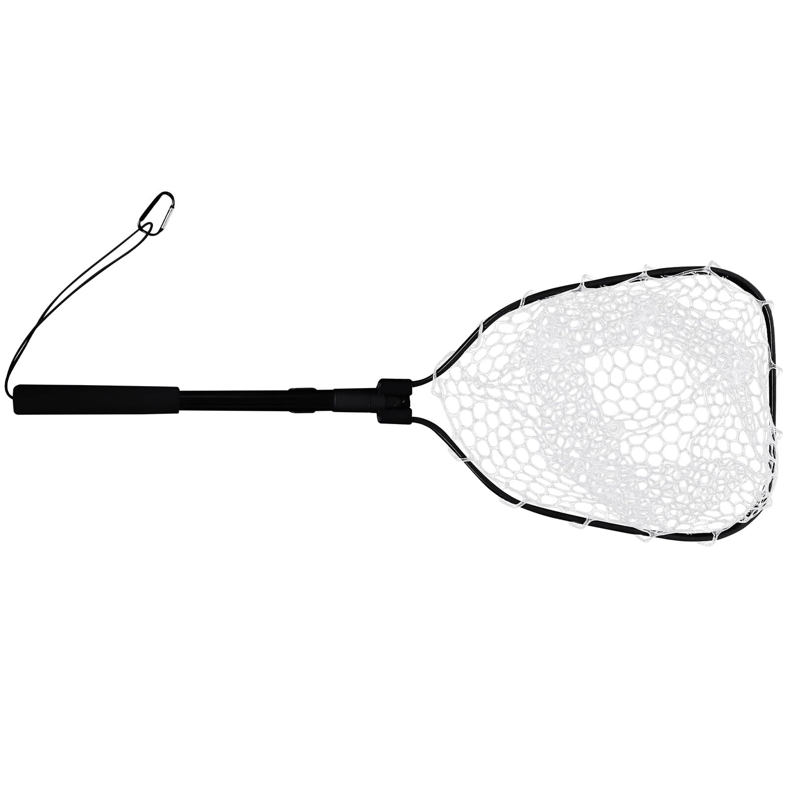 Milisten Red de Pesca Plegable Diseño Compacto y Resistente con Mango de Silicona y Aleación de Aluminio para Pesca de Truchas y Camarones en Acuarios y Senderismo