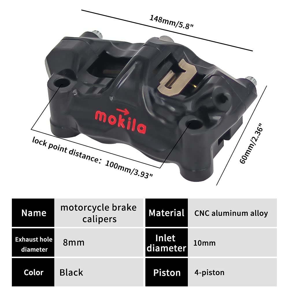 バイク用ブレーキ組み付け距離100mm