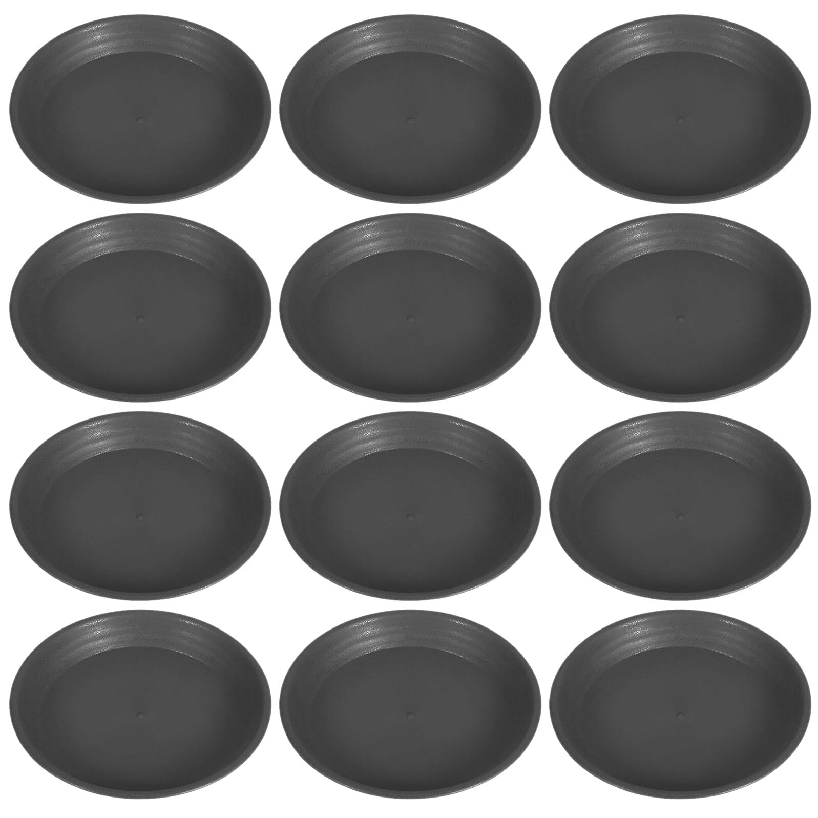 15 Platillos para Macetas de Jardín Bandejas de Drenaje Redondas de Plástico de 19 CM de Diámetro Interno Bandejas Recolectoras de Agua Resistentes para Plantas de Interior y