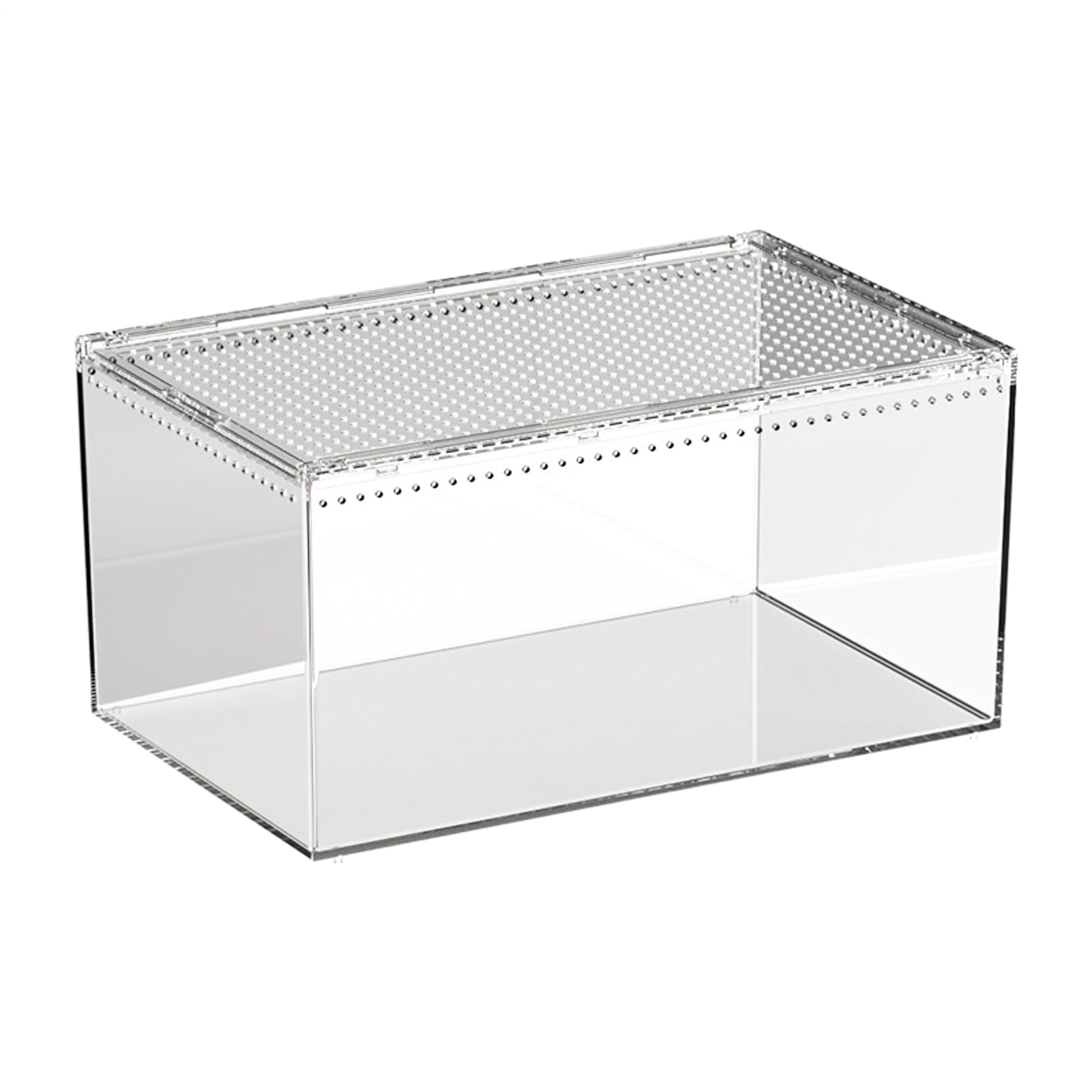 Opdestn Acrylic Spider Enclosure | Transparent Reptile Enclosure Tank - Snake Terrarium,for Spider Snake Frog Chameleon Bearded Dragon Tortoise