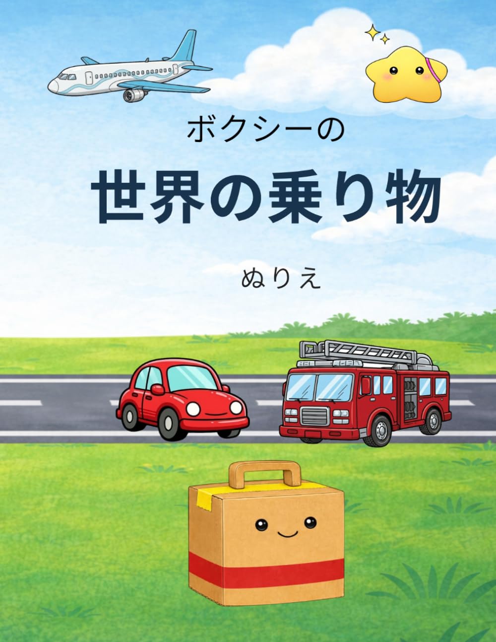 ボクシーの世界の乗り物: 4～8歳向け　たのしいのりものぬりえ