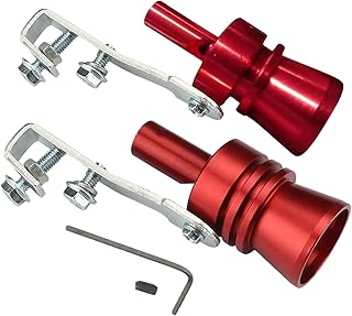 Turbo | Rustproof Aluminum Alloy Lightweight Exhaust Sound Enhancer - Turbo Sound Muffler, Car Muffler Sound Booster for T...