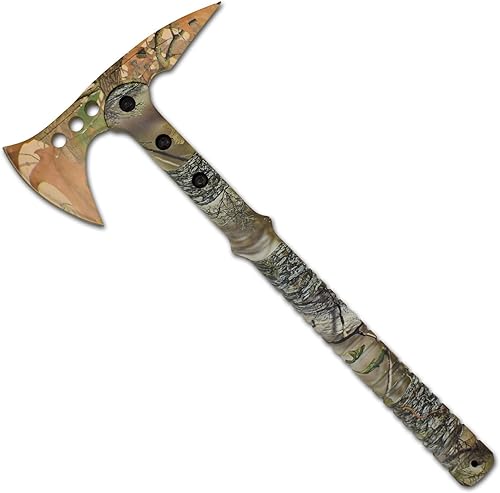 Miniatura 3 de Snake Eye Tactical Hacha de lanzamiento Tomahawk - Hacha táctica con funda y hacha de lanzamiento de competencia (camuflaje)