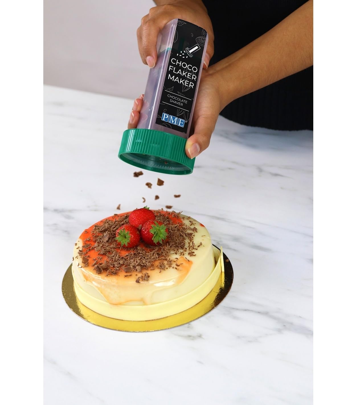 PME Choco Flaker Maker Chocolate Shaver, Standard, Transparent