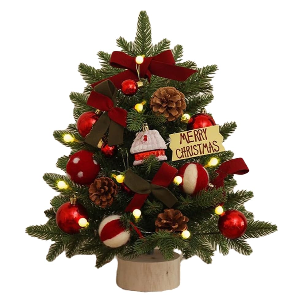 CTRLZS Christmas Tree Small Christmas Tree Desktop Artificial Christmas Tree Decorations Indoor Christmas