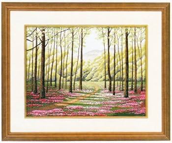 文化刺繍 Amazon | 東京文化刺繍キットNo477 苔寺の秋（4号）(Bunka