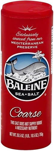La Baleine Sal marina - Gruesa - 26.5 oz - Caja de 3