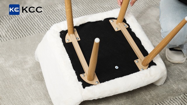 Sillón Plegable Peluche Negro miniatura 7