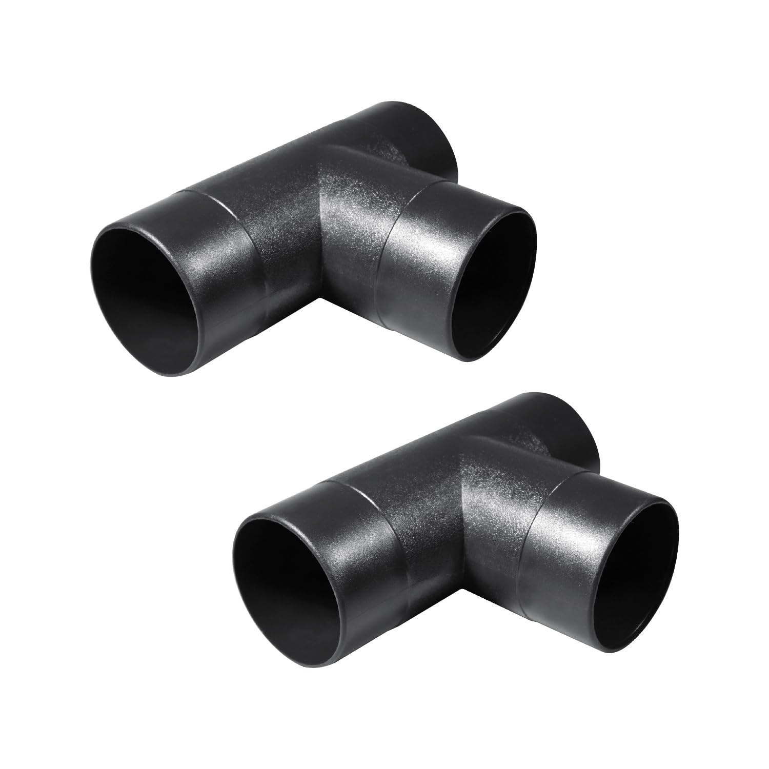 POWERTEC 70107-P2 4" T-Fitting for Dust Collection Hose, 2 PK