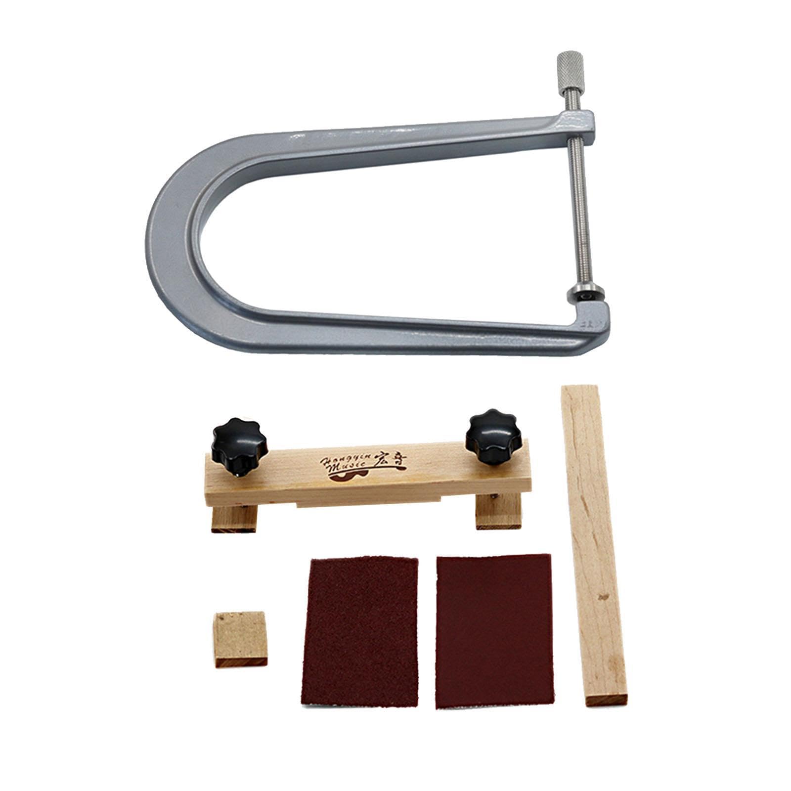 Set Di 5 Morsetti Per Liutaio In Alluminio - Per Barra Di Violino E Riparazioni Professionali - Foto 7