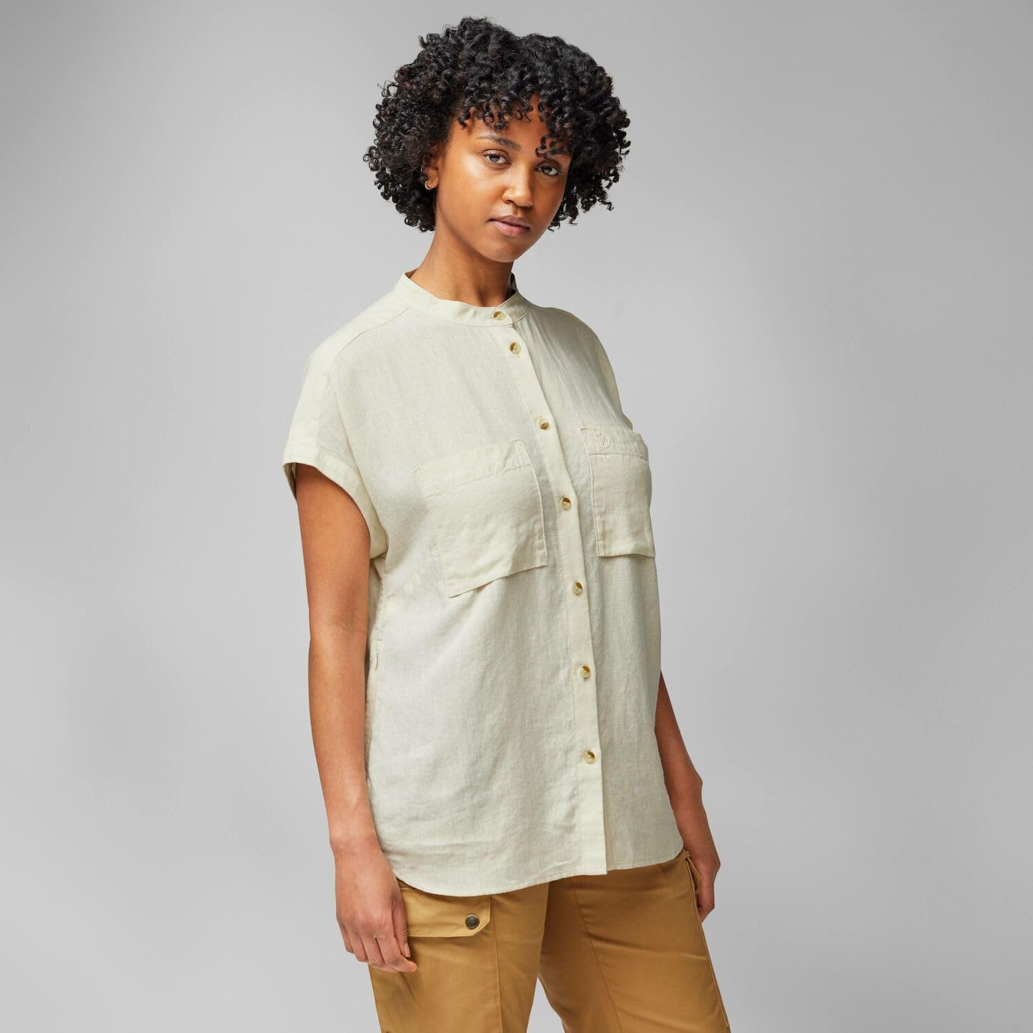 Fjällräven Koszulka Kobiety Övik Hemp Shirt Ss W