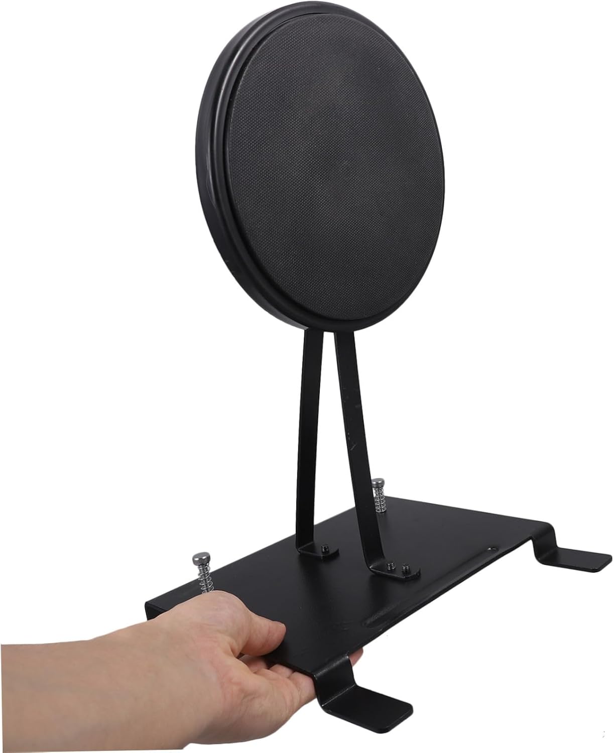 SUPVOX Heavy Steel Double Kick Pad Bass Drum Practice Pad for Drumming Random