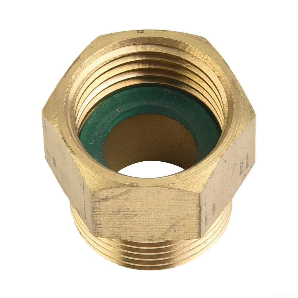 Adaptateur M22 x 1,5 vers G 1/2" femelle en laiton pour nettoyeur haute pression, lance de nettoyeur haute pression, max 400 bar