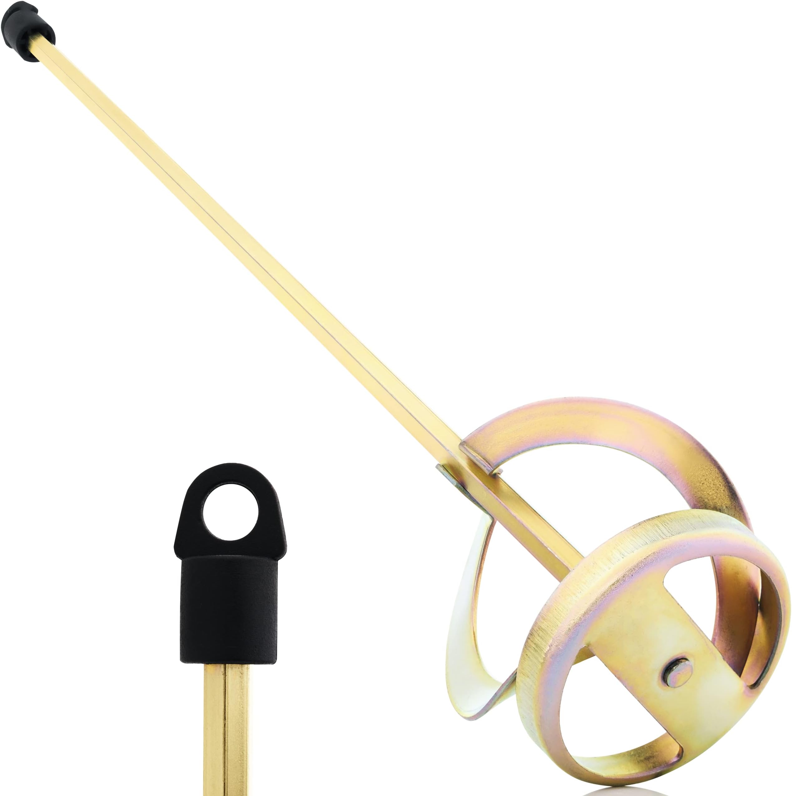 Paint Mixer for Drill, 1-5 Gallon Bucket, Paint Stirrer for Drill, Zinc Plated, Rust-Free & Easy to Clean, Fits All Standard Drills - For Mixing Paint, Resin, Epoxy & Concrete (Medium Head)