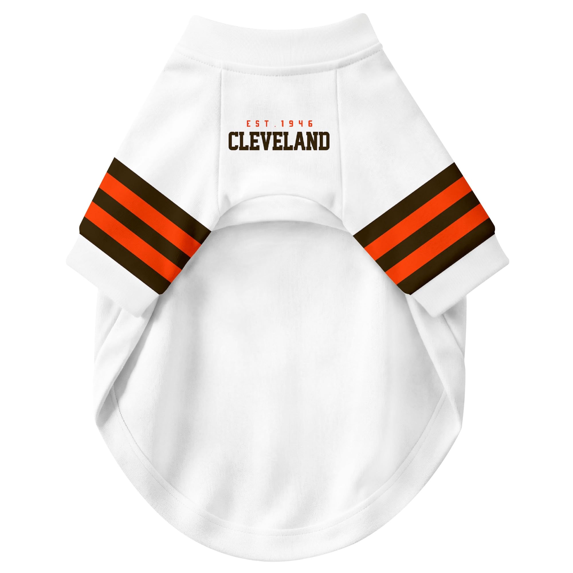 Cleveland Dog Clothes Jersey Style Personalized Pet T Shirt with Custom Name Number for Small Medium Large Dogs - 5
