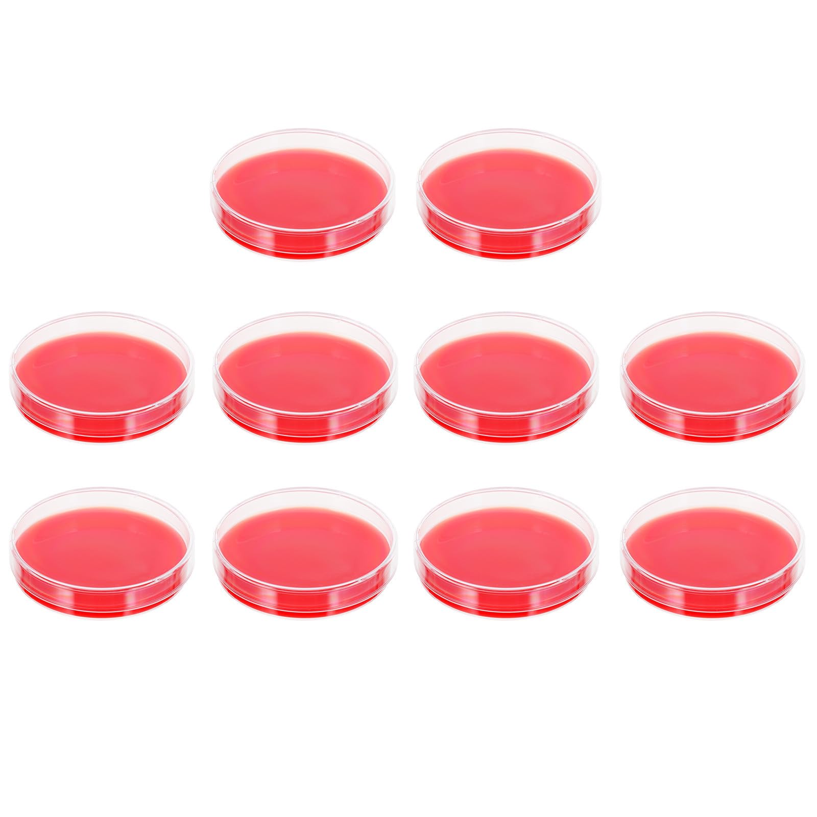 Placas de agar de cultivo rojo de 70 mm para pruebas de hemólisis científicas