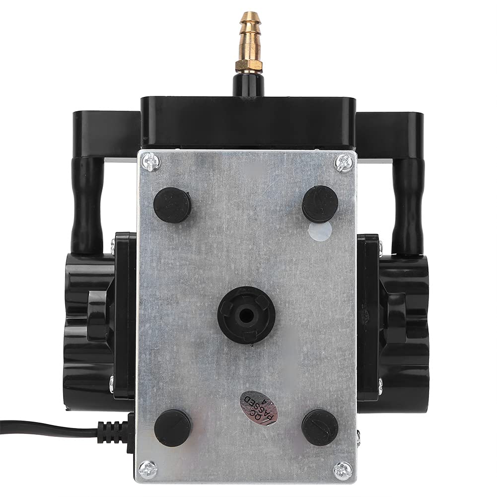 Qcwwy Pompe D'aération CC 16W 25W, Pompe à Air Basse Tension avec Coque en Alliage D'aluminium pour Le Transport D'oxygène dans Les Aquariums