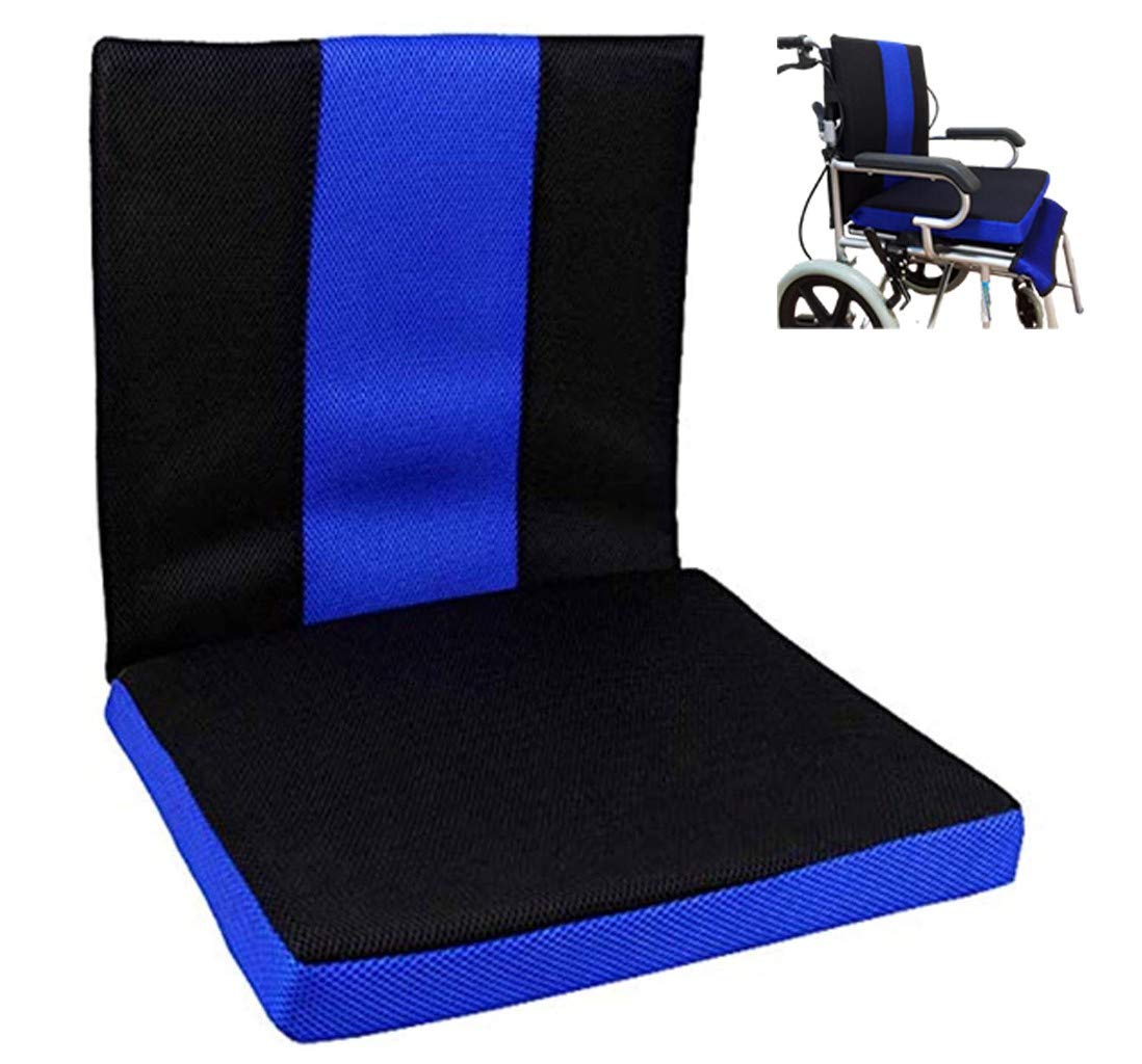 Cojín for silla de ruedas, cojín antiescaras for silla de ruedas, cojín reductor de presión for silla con asiento trasero for aliviar el dolor de espalda, ciática, dolor de coxis, soporte corporal