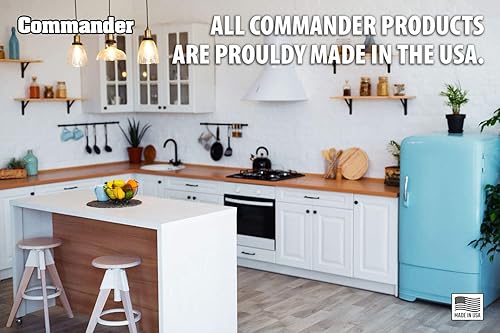 Miniatura 5 de Commander Bolsas de basura altas blancas de 13 galones de 0.9 milésimas de pulgada de grosor  24 x 27 pulgadas  Paquete de 44  para el hogar,