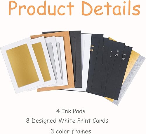 Miniatura 64 de Kit de impresión de huellas sin tinta, kit de impresión de huellas de perro, kit de impresión de nariz de perro, almohadillas de tinta de tacto Negro