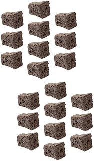 Yardwe 20 Peças Bloco De Mudas Pellets De Turfa De Jardim Turfa Musgo Cubos De Partida Pellets De Enraizamento Pellets Iniciais Bloco De Turfa Pellets De Cultivo Starter Plugs Planta