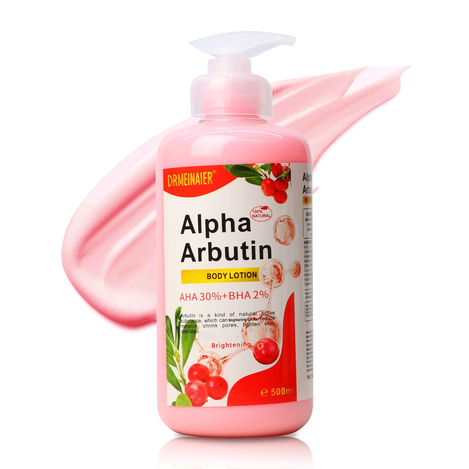 Amazon.com: DR MEINAIER Alpha Arbutin Body Lotion, Alcohol-Free