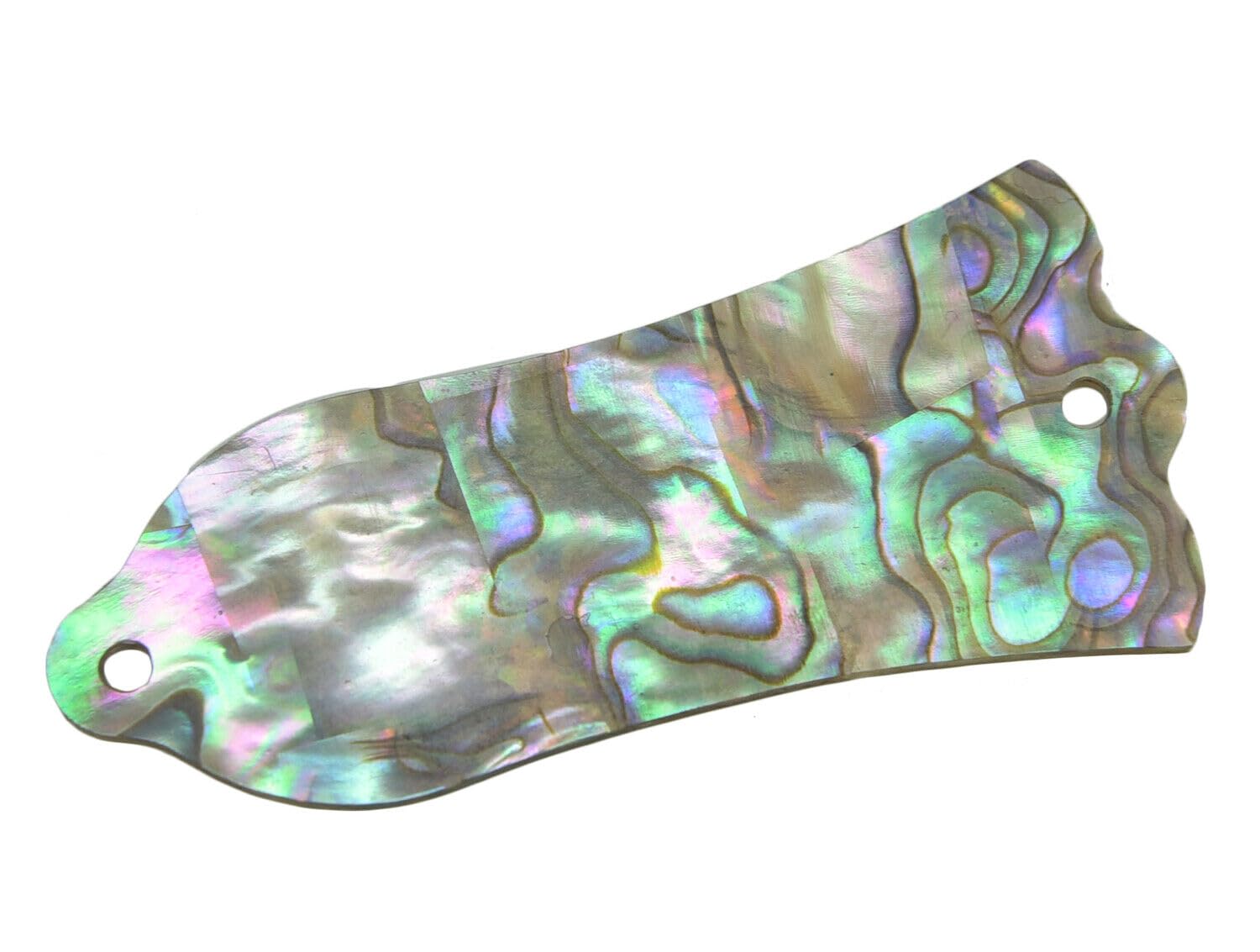 Natural Abalone Shell Guitar Truss Rod Cover W/ 2 Holes Fits